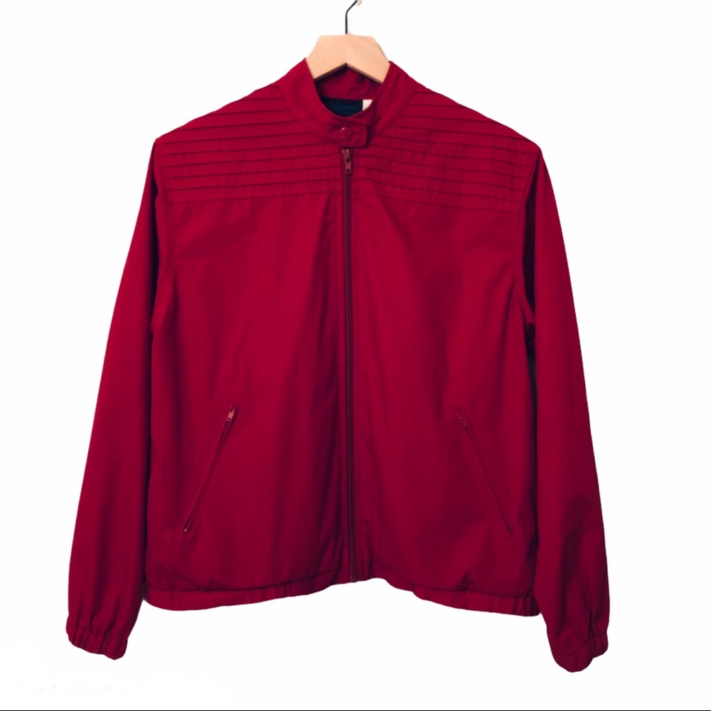 Vintage Jacket Goola Gong Red Zip Front
